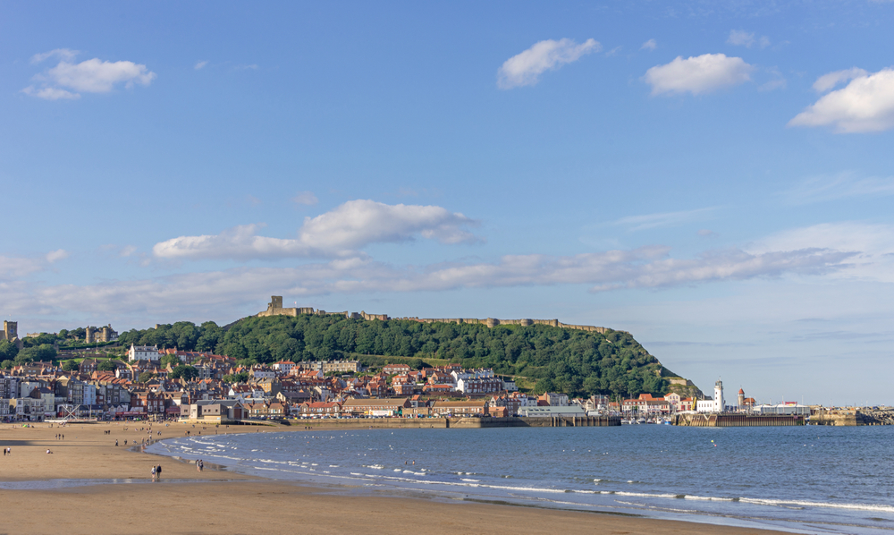 Scarborough - what would this scene be like today if a certain biped hadn't stood up on its legs and started cracking stones together in Africa about three million years ago?